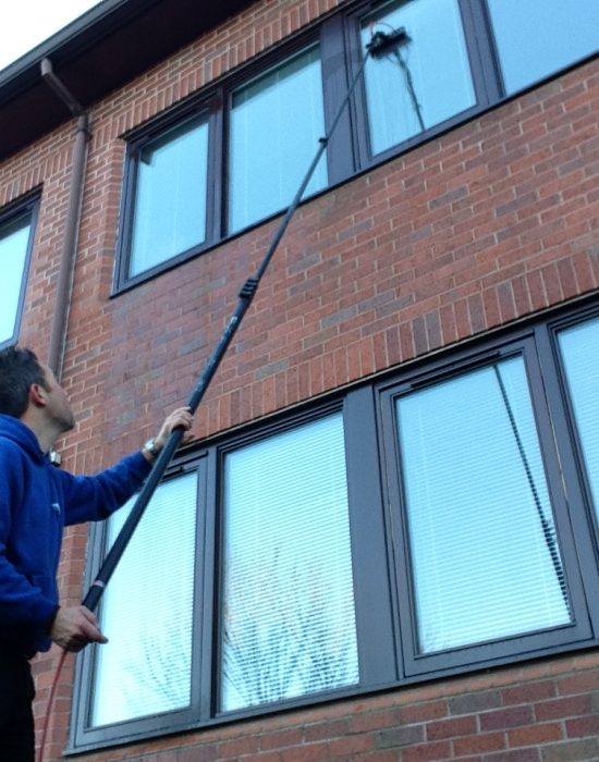 Window Cleaner in Shrewsbury, image of AG Window Cleaning - Commercial office cleaning services